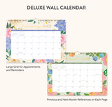 2025 Bella Flora Deluxe Wall Calendar