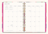 Summer Poppies Tri-Tab 2024-25 Academic Planner