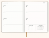 Leaves on Hazelnut 2024-25 Academic Planner