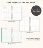 Shroom Silhouette 2024-25 Academic Planner