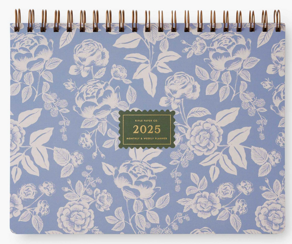 2025 English Rose 12-month Weekly Planner