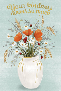 Thank You - Poppy Vase