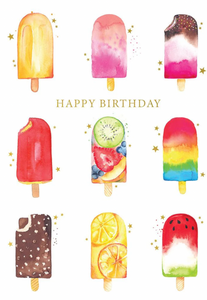 Birthday - Colourful Ice Pops