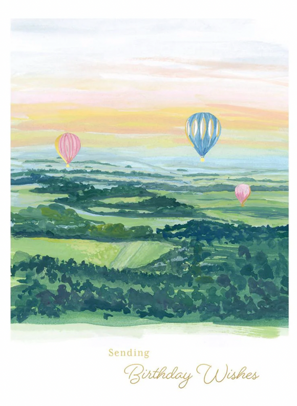 Birthday - Hot Air Balloons at Sunset