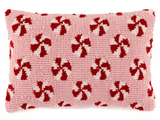 Peppermint Pillow in Pink