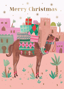 Christmas - Colourful Christmas Camel