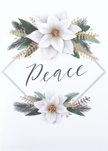 Christmas - Poinsettias and Peace