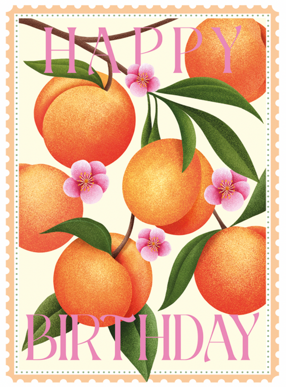 Birthday - Peaches Stamps