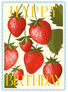 Birthday - Strawberries Stamps