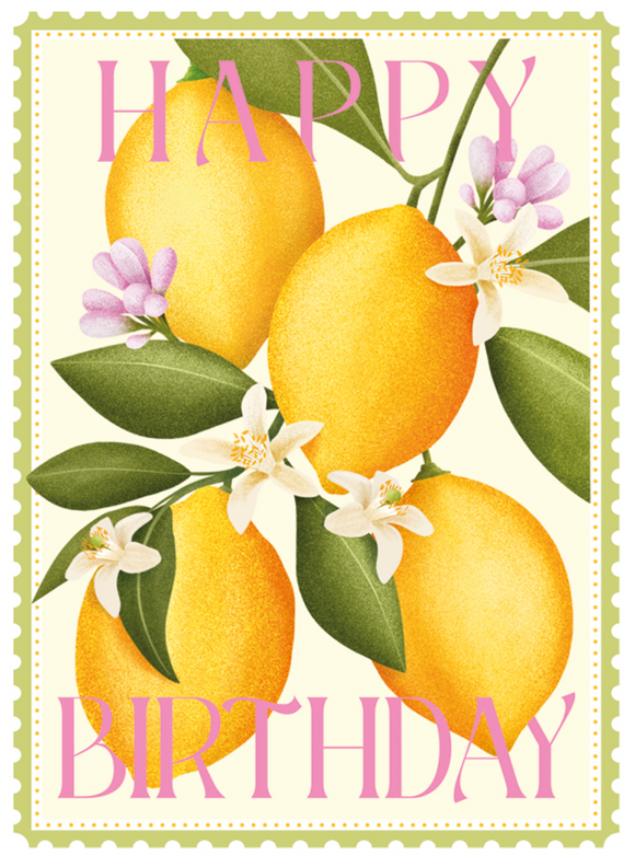 Birthday - Lemons Stamps