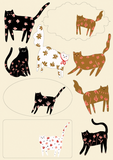 Letter Sets - Cinnamon & Ginger Cats