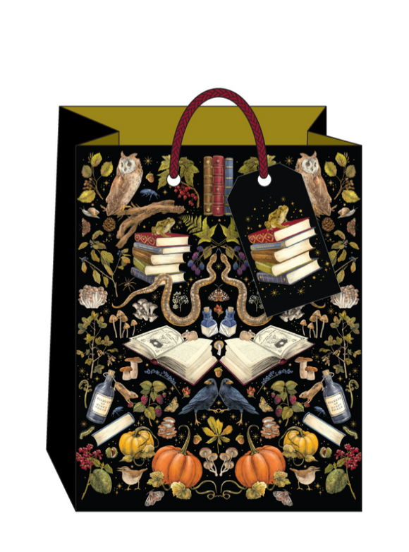 Snakes, Owls & Books Medium Gift Bag