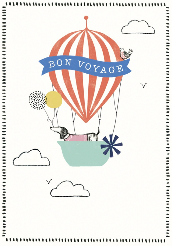 Bon Voyage - Hot Air Balloon