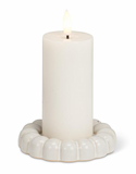 Ball-Edged Candle Base