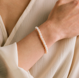 Lover's Tempo Isola Pearl Bracelet: Waterproof Gold