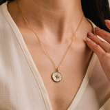 Lover's Tempo Starlight Necklace: Waterproof Gold