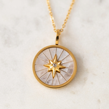 Lover's Tempo Starlight Necklace: Waterproof Gold