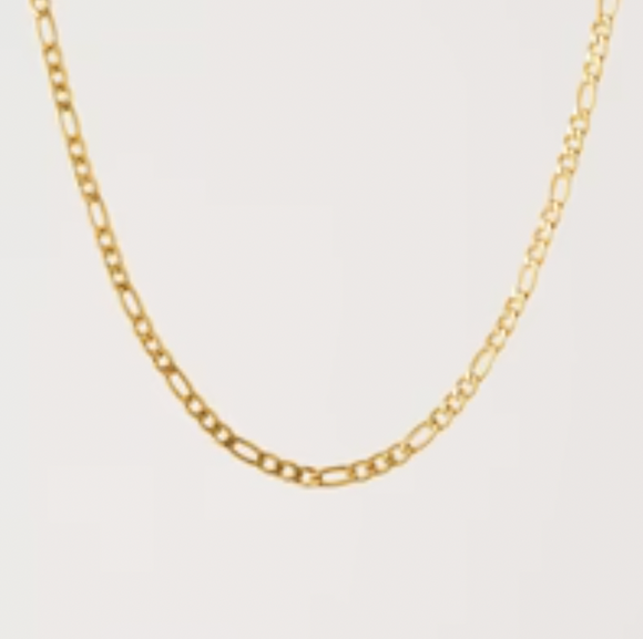 Lover's Tempo Bronte Chain Necklace: Waterproof Gold