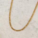 Lover's Tempo Bronte Chain Necklace: Waterproof Gold