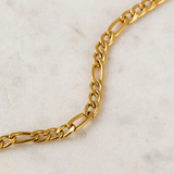 Lover's Tempo Bronte Chain Necklace: Waterproof Gold