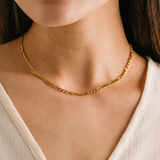 Lover's Tempo Bronte Chain Necklace: Waterproof Gold