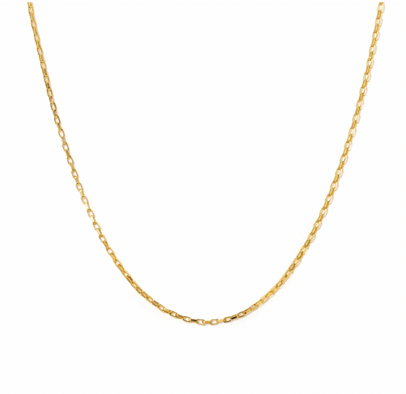 Lover's Tempo Scout Chain Necklace: Waterproof Gold