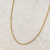 Lover's Tempo Scout Chain Necklace: Waterproof Gold