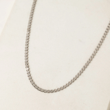 Lover's Tempo Bowie Chain Necklace: Silver