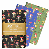 Mushrooms Jotter Set/3 Notebooks