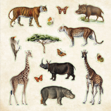 Zoological Ephemera Sticker Book