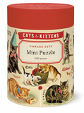 Vintage Mini 240 Piece Puzzle - Vintage Cats