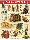 Vintage Mini 240 Piece Puzzle - Vintage Cats