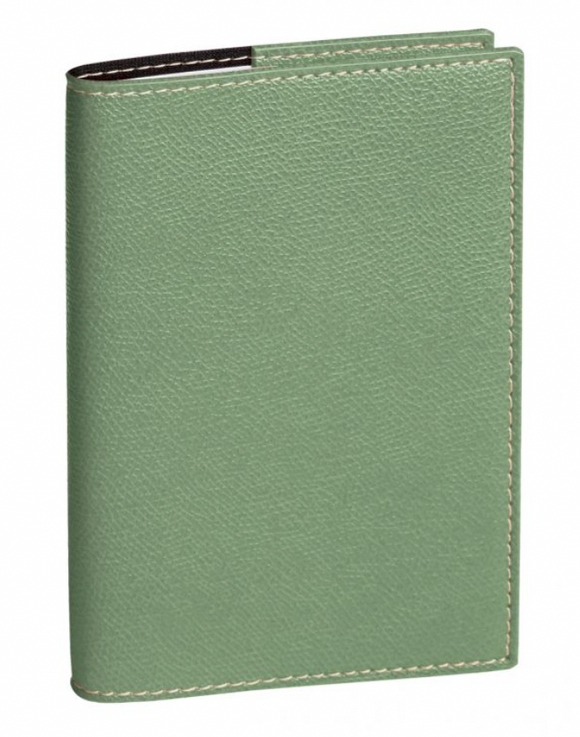 Leather Refillable Notebook - Sage Club