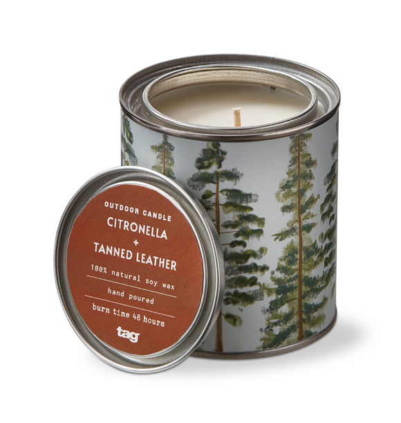 Citronella + Tanned Leather Soy Candle