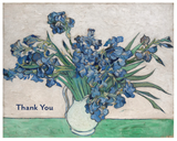 Irises Small Boxed Thank You