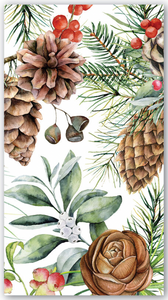 Michel Designs Hostess Napkin - White Spruce