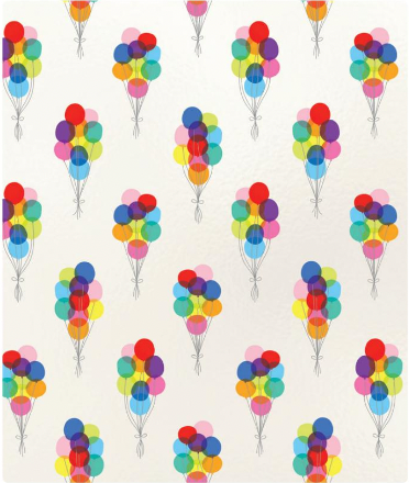 Bunch of Balloons Roll Wrap