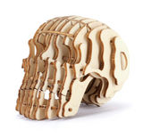 3D Wooden Puzzle - Skull