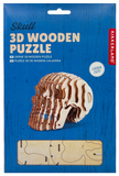 3D Wooden Puzzle - Skull