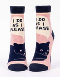Women's Ankle Socks - I Do as I Please