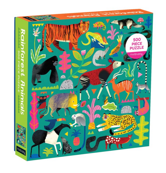 500 pc Puzzle - Rainforest Animals