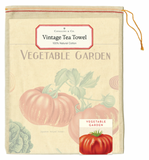 Vintage Tea Towel  - Vegetables