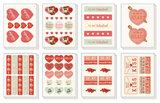 Cavallini Vintage Stickers - Valentine