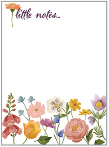 Mini Notepad - Wild Flowers