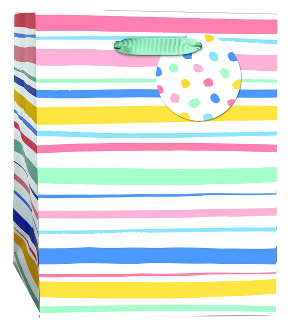 Happy Stripes Gift Bag - Small