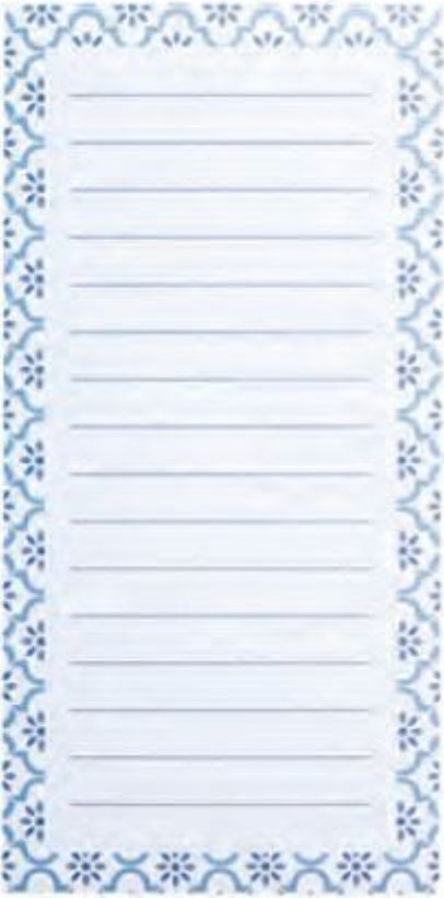 Magnetic Notepad - True Blue