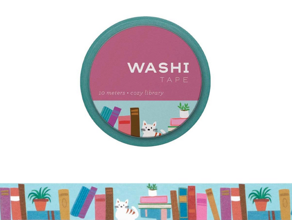 Washi Tape - Cozy Library