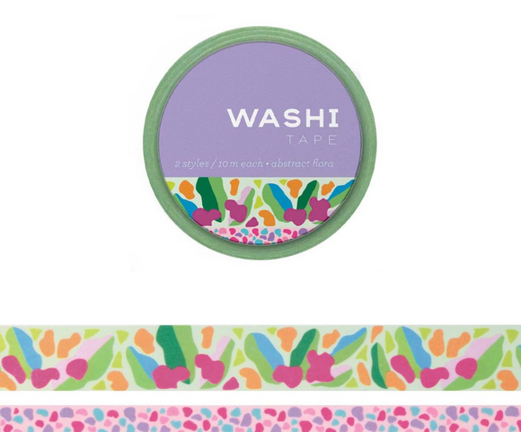 Washi Tape Double Roll - Abstract Flora