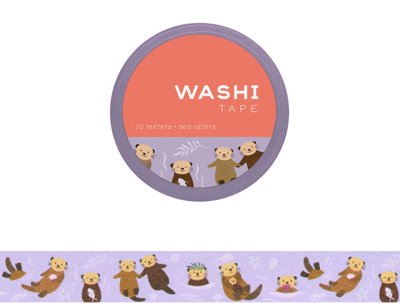 Washi Tape - Sea Otters