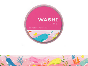 Washi Tape - Narwhals